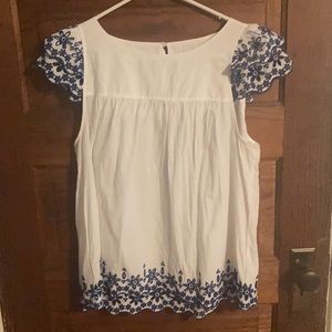 Madewell Flutter Sleeve Top